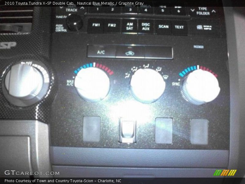 Nautical Blue Metallic / Graphite Gray 2010 Toyota Tundra X-SP Double Cab