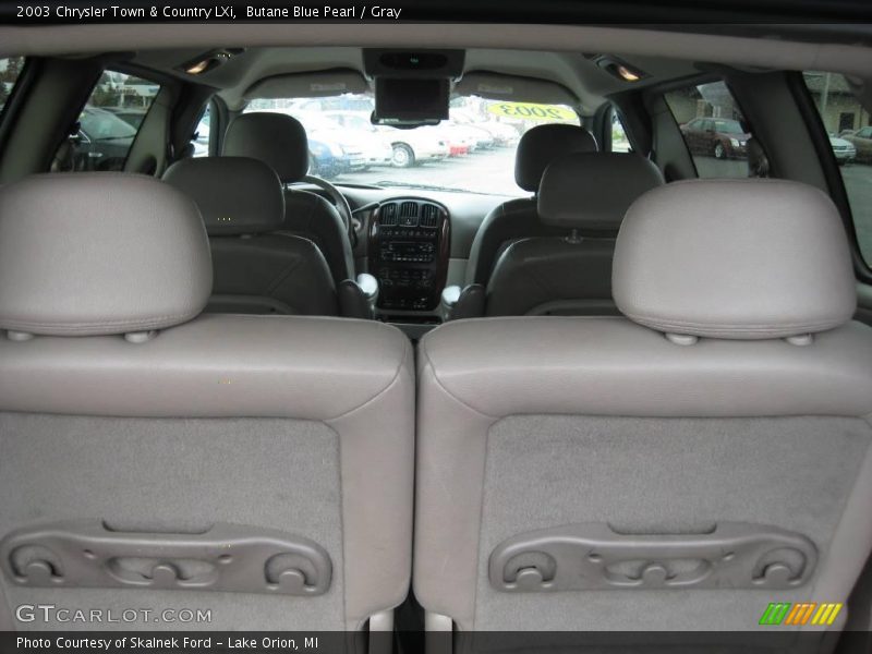 Butane Blue Pearl / Gray 2003 Chrysler Town & Country LXi