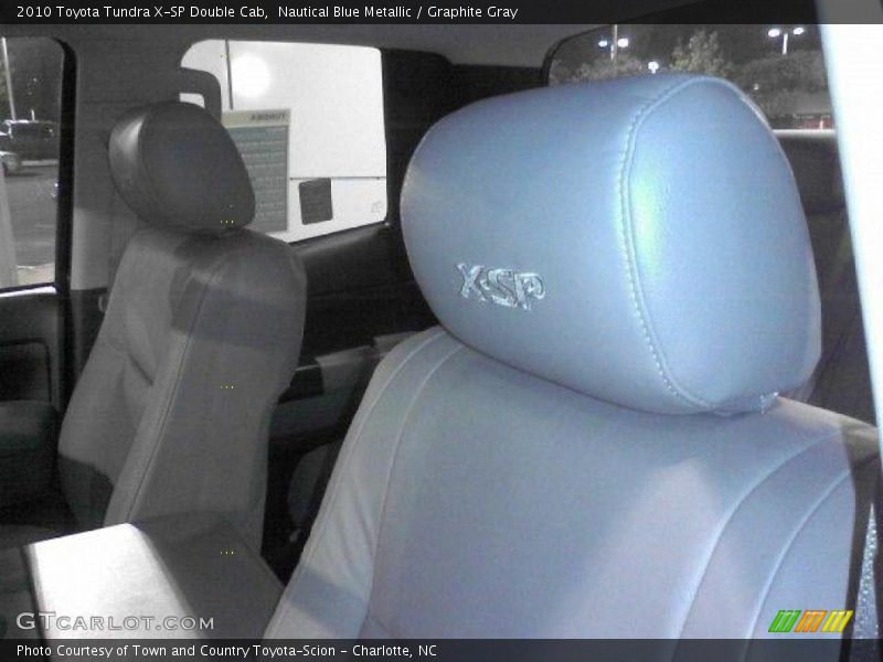 Nautical Blue Metallic / Graphite Gray 2010 Toyota Tundra X-SP Double Cab