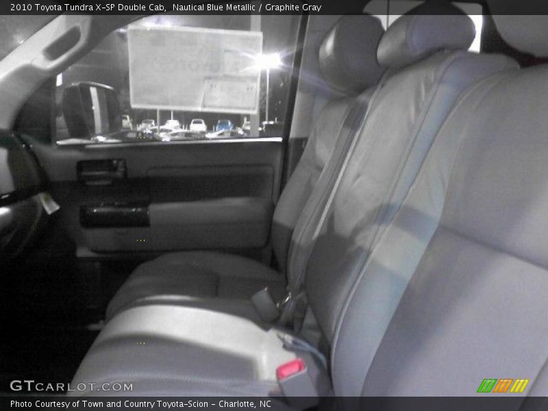 Nautical Blue Metallic / Graphite Gray 2010 Toyota Tundra X-SP Double Cab