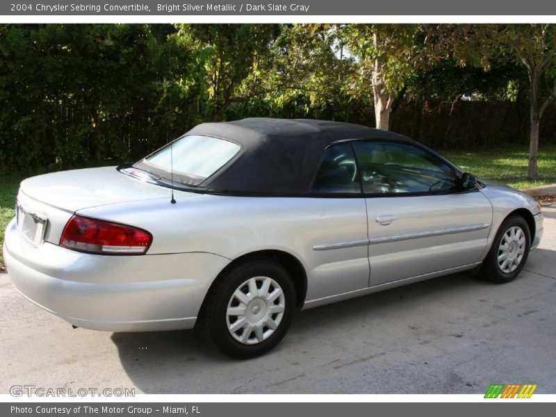 Bright Silver Metallic / Dark Slate Gray 2004 Chrysler Sebring Convertible