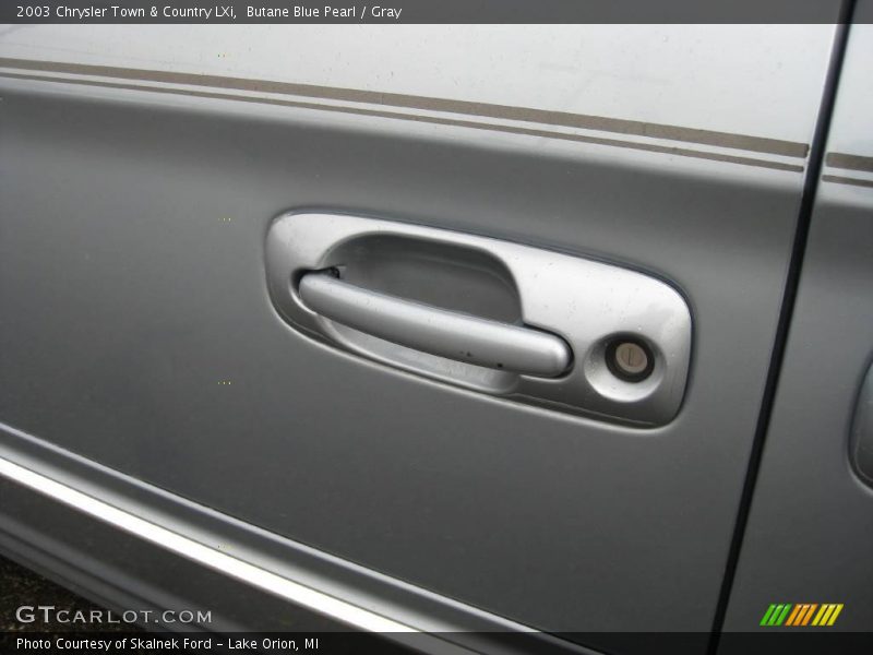 Butane Blue Pearl / Gray 2003 Chrysler Town & Country LXi