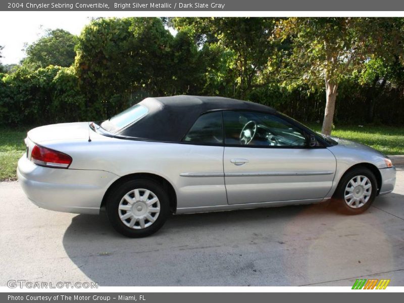 Bright Silver Metallic / Dark Slate Gray 2004 Chrysler Sebring Convertible