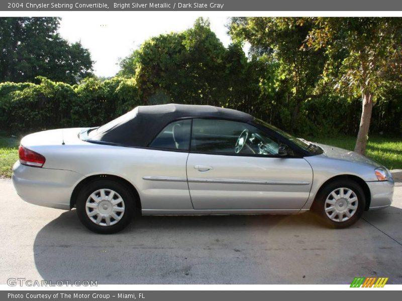 Bright Silver Metallic / Dark Slate Gray 2004 Chrysler Sebring Convertible
