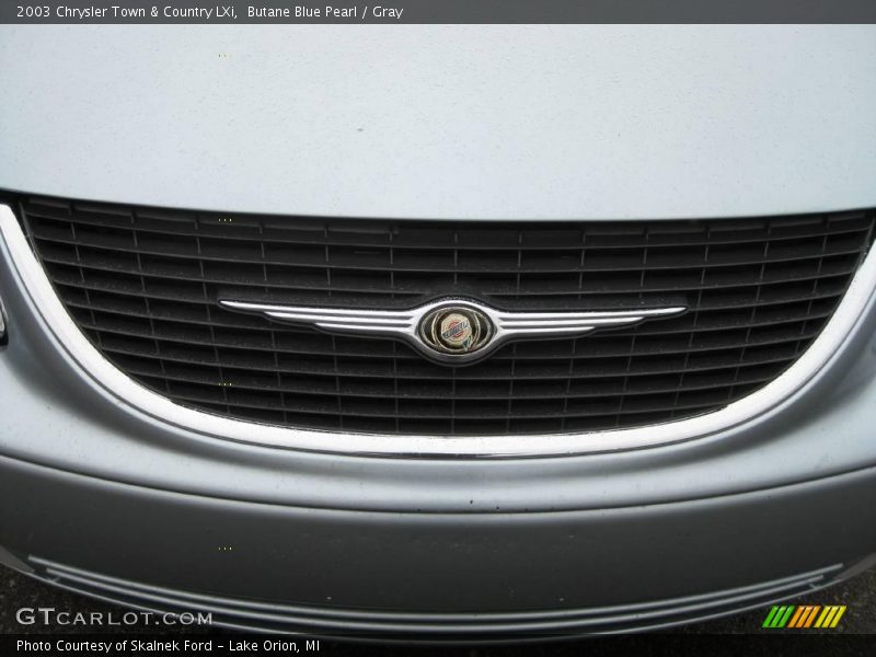Butane Blue Pearl / Gray 2003 Chrysler Town & Country LXi