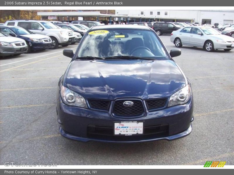 Regal Blue Pearl / Anthracite Black 2006 Subaru Impreza 2.5i Sedan