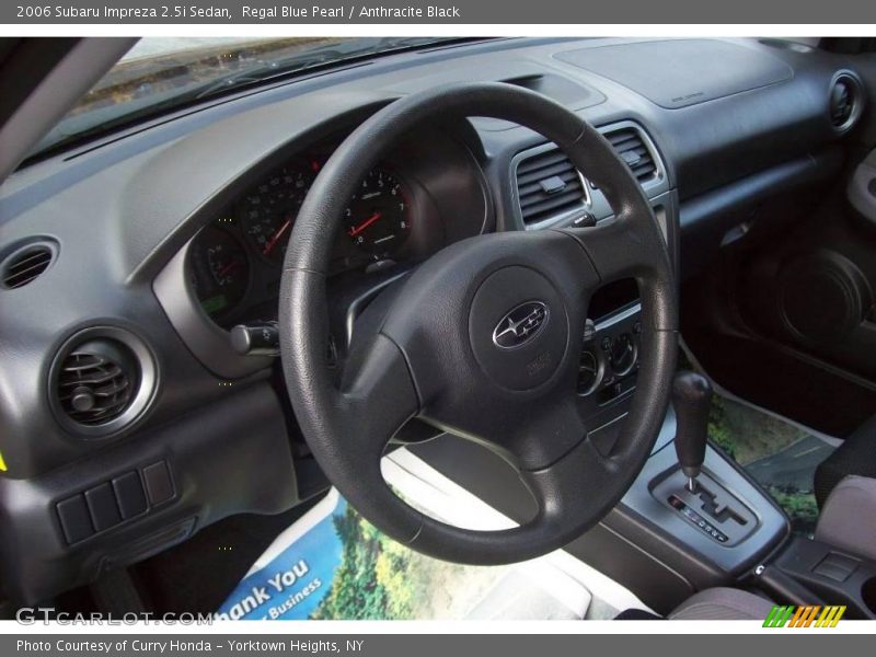 Regal Blue Pearl / Anthracite Black 2006 Subaru Impreza 2.5i Sedan