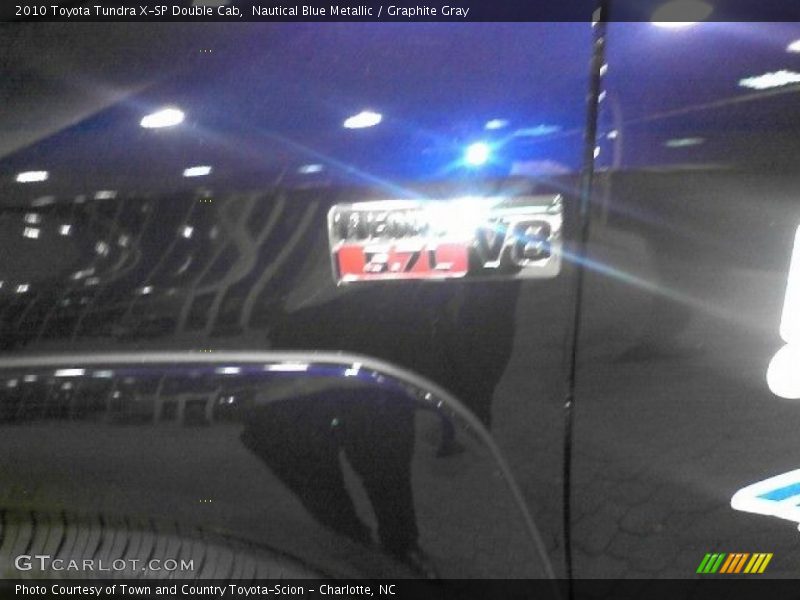 Nautical Blue Metallic / Graphite Gray 2010 Toyota Tundra X-SP Double Cab