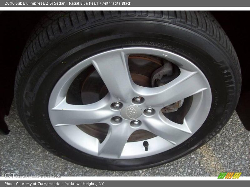 Regal Blue Pearl / Anthracite Black 2006 Subaru Impreza 2.5i Sedan