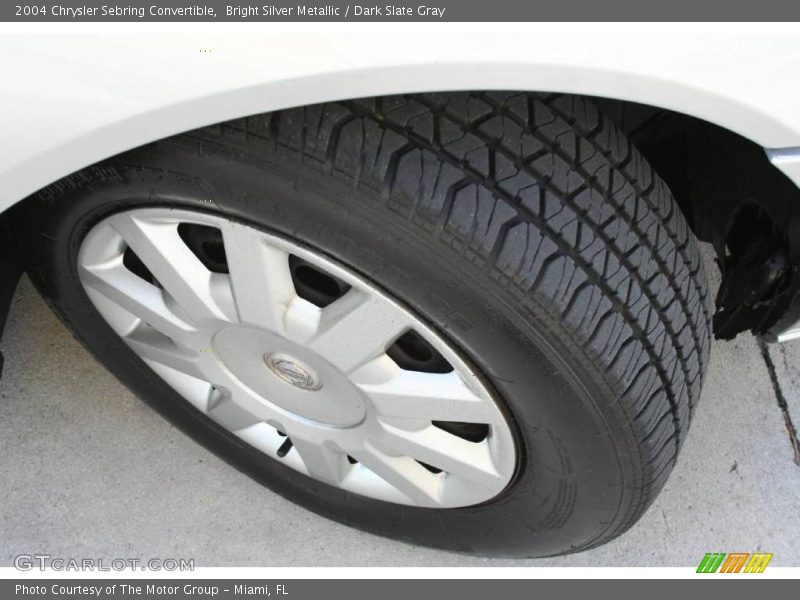 Bright Silver Metallic / Dark Slate Gray 2004 Chrysler Sebring Convertible
