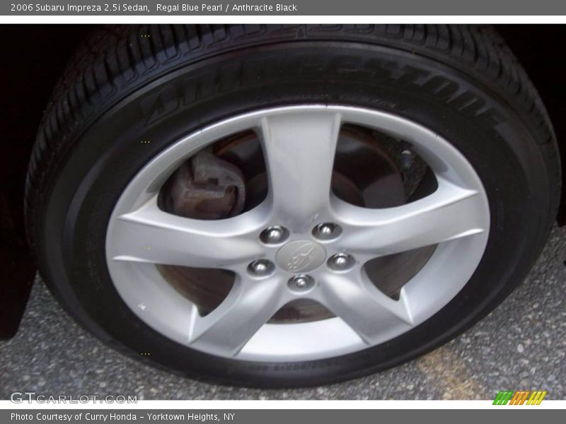 Regal Blue Pearl / Anthracite Black 2006 Subaru Impreza 2.5i Sedan