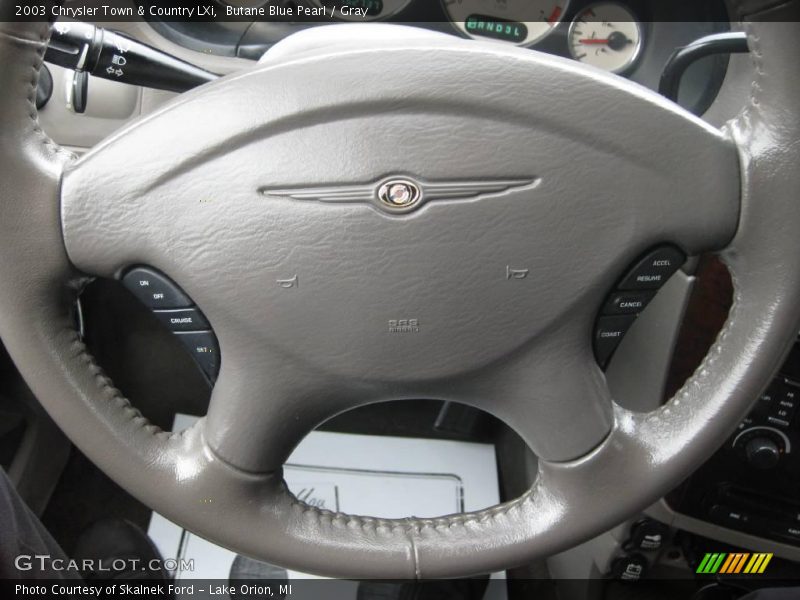 Butane Blue Pearl / Gray 2003 Chrysler Town & Country LXi