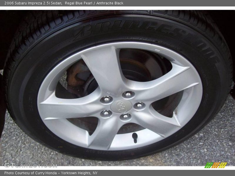 Regal Blue Pearl / Anthracite Black 2006 Subaru Impreza 2.5i Sedan