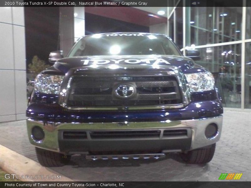 Nautical Blue Metallic / Graphite Gray 2010 Toyota Tundra X-SP Double Cab