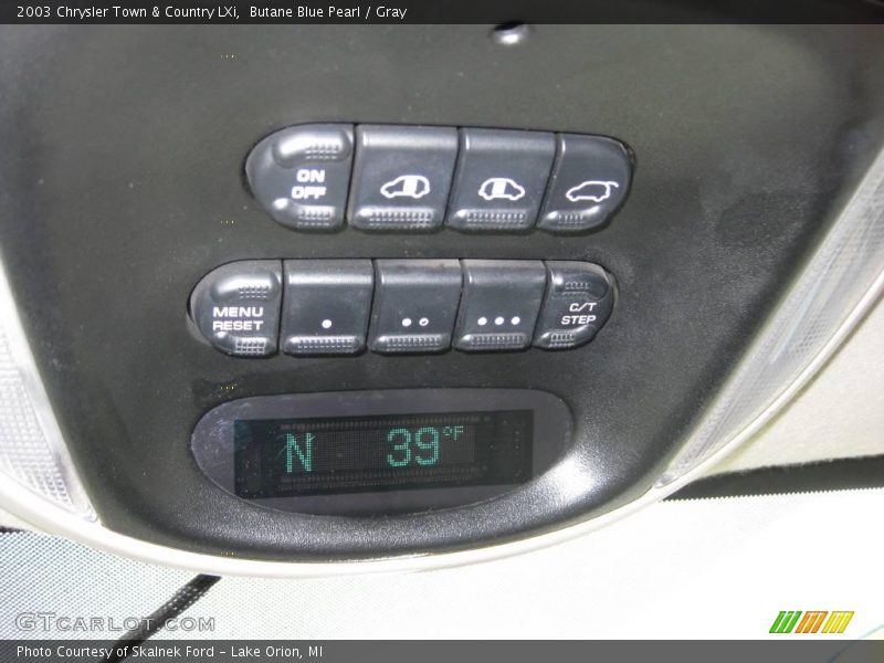 Butane Blue Pearl / Gray 2003 Chrysler Town & Country LXi