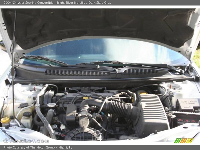 Bright Silver Metallic / Dark Slate Gray 2004 Chrysler Sebring Convertible