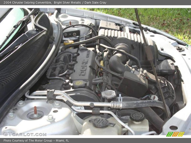 Bright Silver Metallic / Dark Slate Gray 2004 Chrysler Sebring Convertible