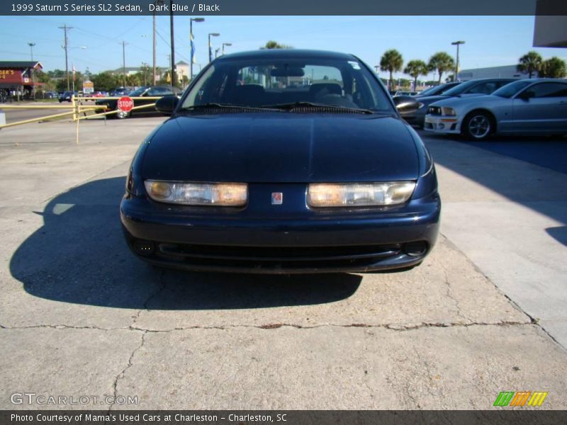Dark Blue / Black 1999 Saturn S Series SL2 Sedan