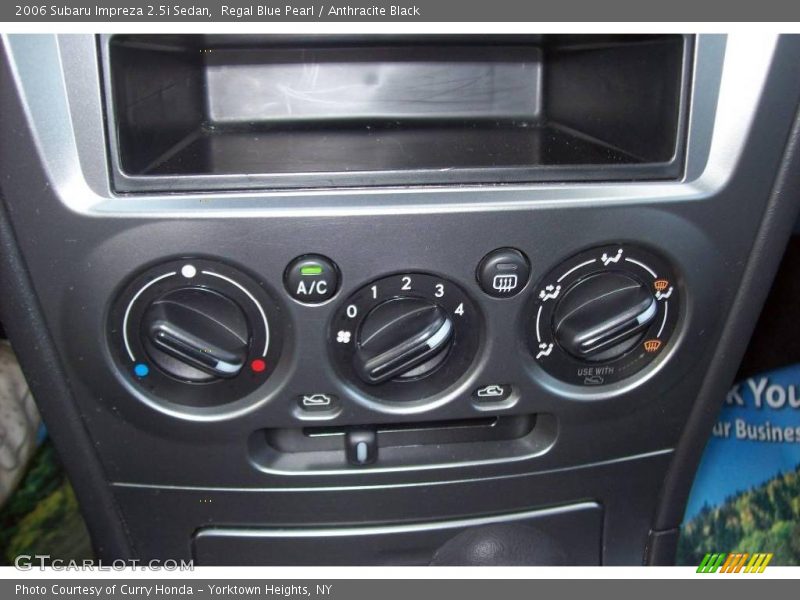 Regal Blue Pearl / Anthracite Black 2006 Subaru Impreza 2.5i Sedan