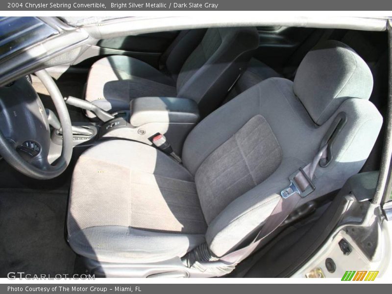 Bright Silver Metallic / Dark Slate Gray 2004 Chrysler Sebring Convertible