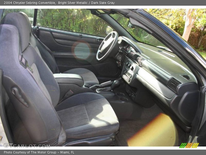 Bright Silver Metallic / Dark Slate Gray 2004 Chrysler Sebring Convertible