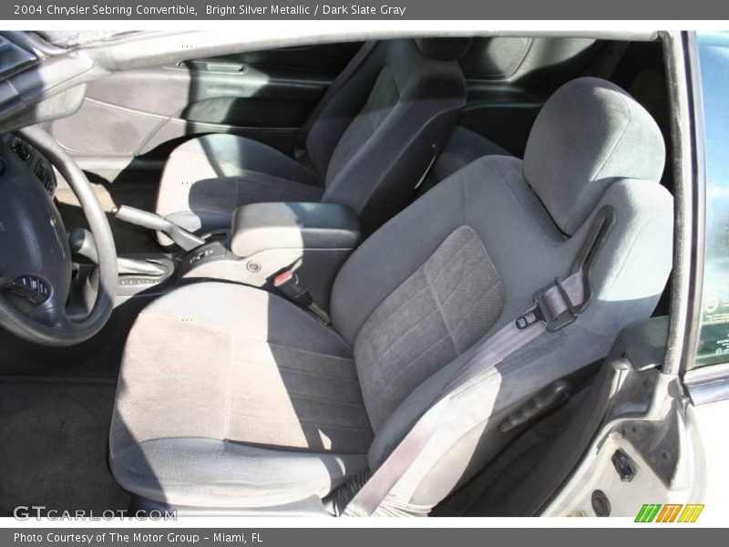 Bright Silver Metallic / Dark Slate Gray 2004 Chrysler Sebring Convertible