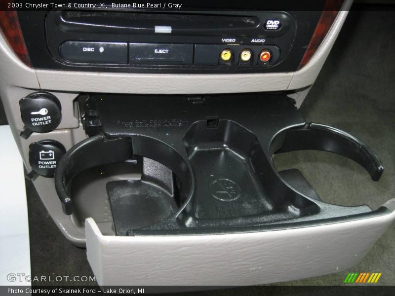 Butane Blue Pearl / Gray 2003 Chrysler Town & Country LXi