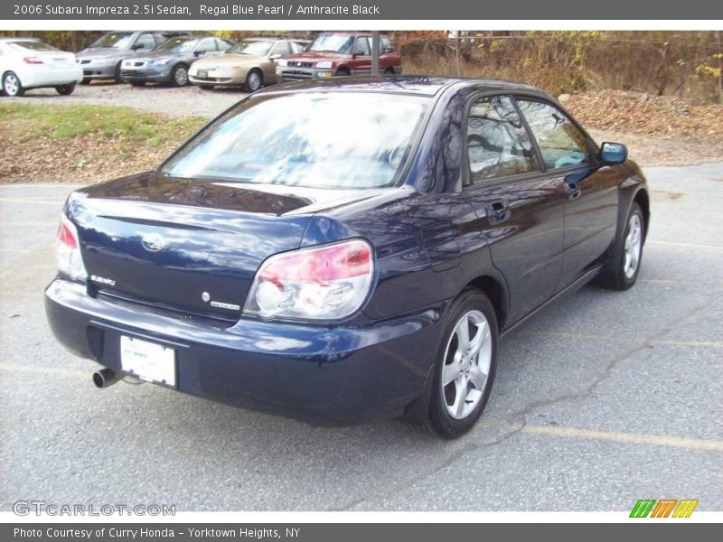 Regal Blue Pearl / Anthracite Black 2006 Subaru Impreza 2.5i Sedan