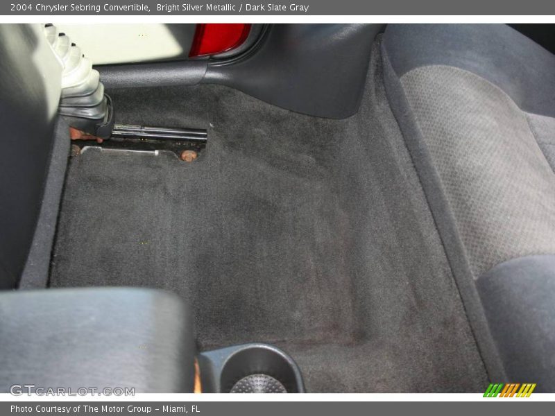 Bright Silver Metallic / Dark Slate Gray 2004 Chrysler Sebring Convertible