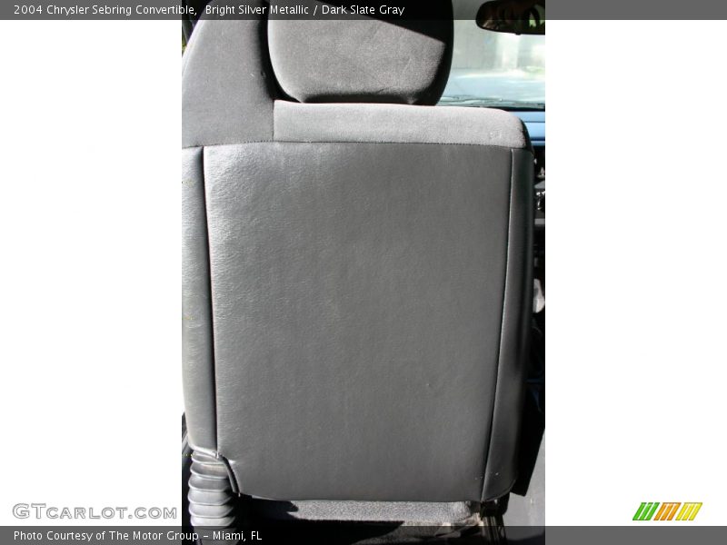 Bright Silver Metallic / Dark Slate Gray 2004 Chrysler Sebring Convertible