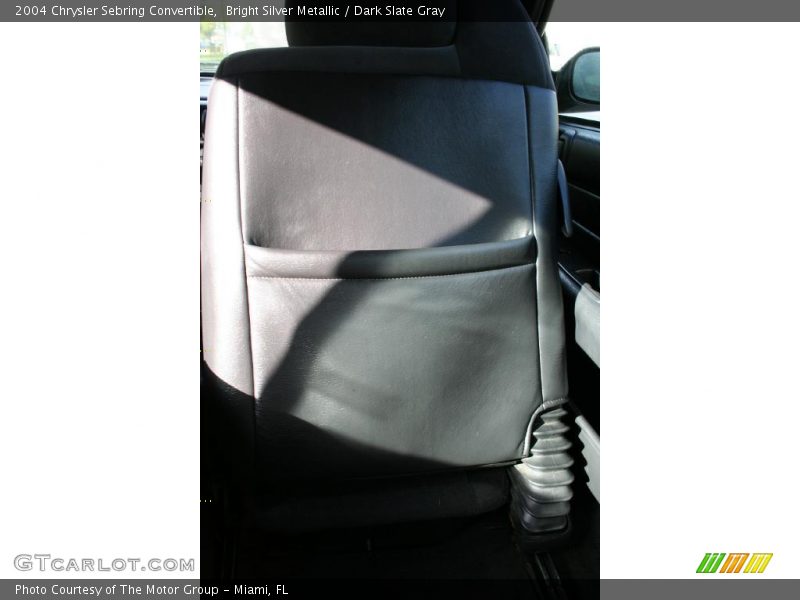Bright Silver Metallic / Dark Slate Gray 2004 Chrysler Sebring Convertible