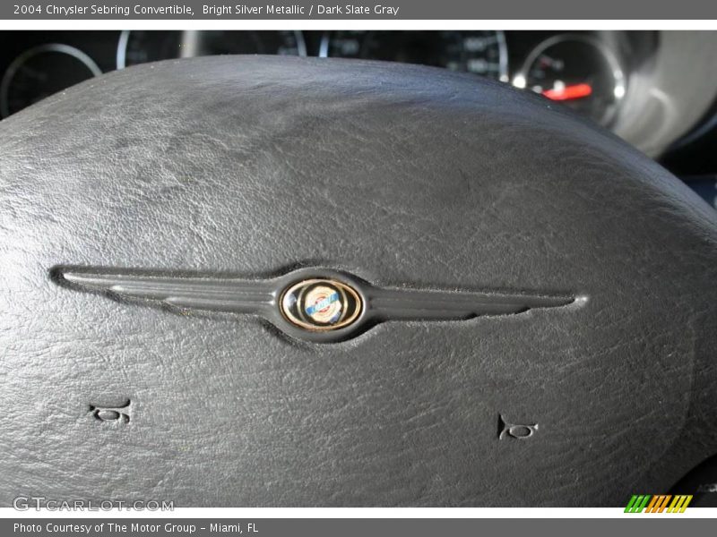 Bright Silver Metallic / Dark Slate Gray 2004 Chrysler Sebring Convertible
