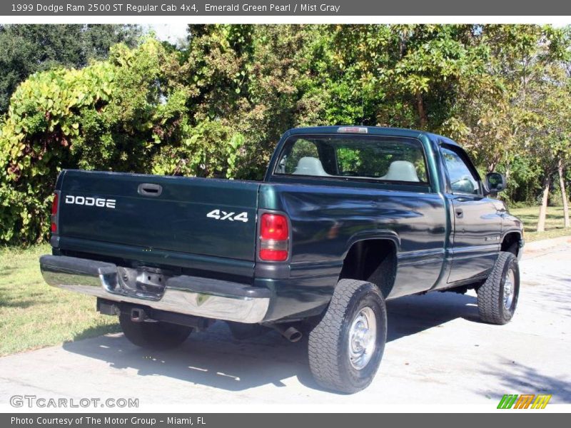 Emerald Green Pearl / Mist Gray 1999 Dodge Ram 2500 ST Regular Cab 4x4