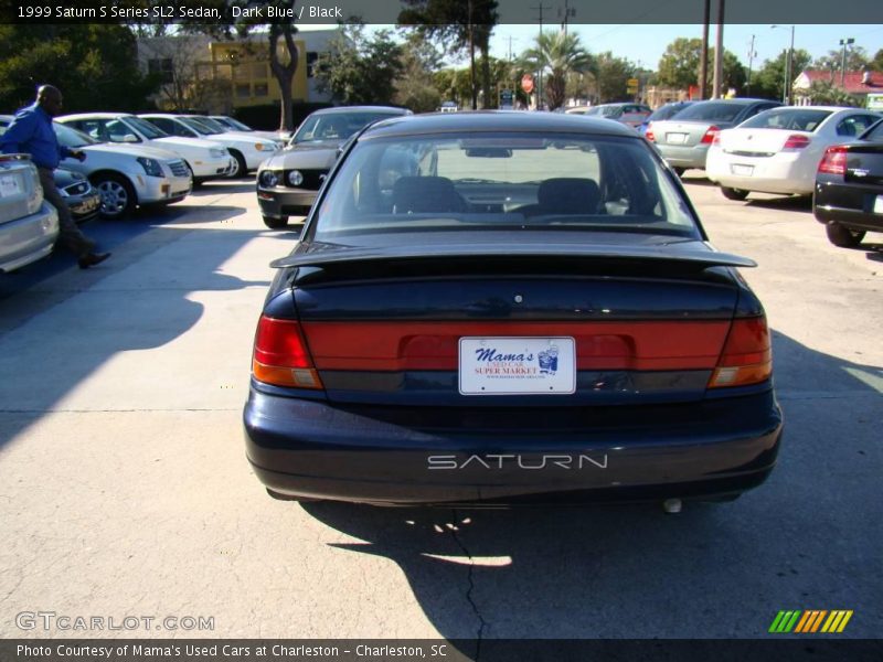 Dark Blue / Black 1999 Saturn S Series SL2 Sedan