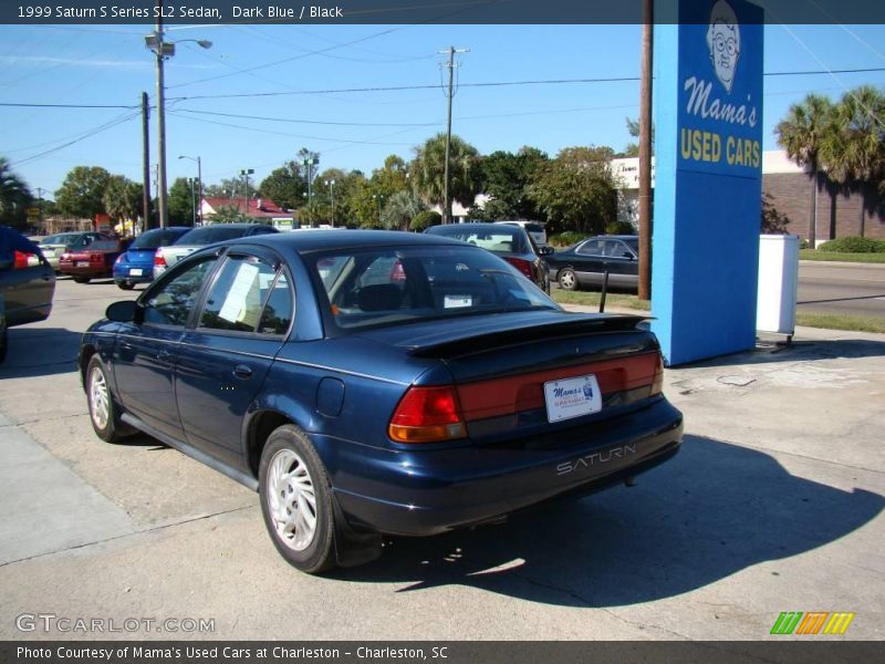 Dark Blue / Black 1999 Saturn S Series SL2 Sedan