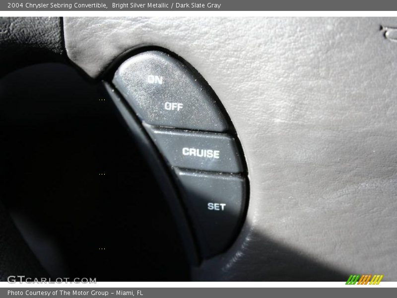 Bright Silver Metallic / Dark Slate Gray 2004 Chrysler Sebring Convertible