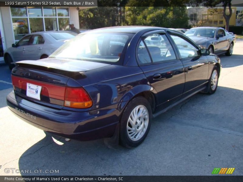 Dark Blue / Black 1999 Saturn S Series SL2 Sedan