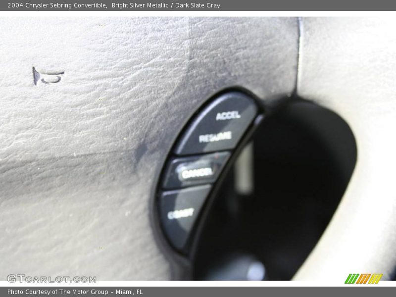 Bright Silver Metallic / Dark Slate Gray 2004 Chrysler Sebring Convertible