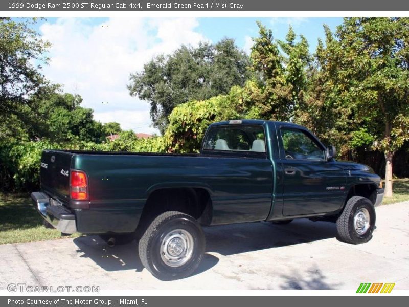 Emerald Green Pearl / Mist Gray 1999 Dodge Ram 2500 ST Regular Cab 4x4