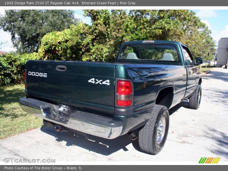 Emerald Green Pearl / Mist Gray 1999 Dodge Ram 2500 ST Regular Cab 4x4