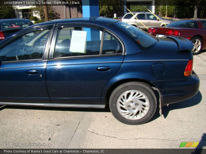 Dark Blue / Black 1999 Saturn S Series SL2 Sedan