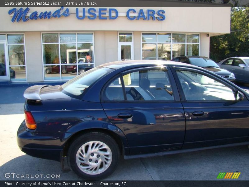 Dark Blue / Black 1999 Saturn S Series SL2 Sedan