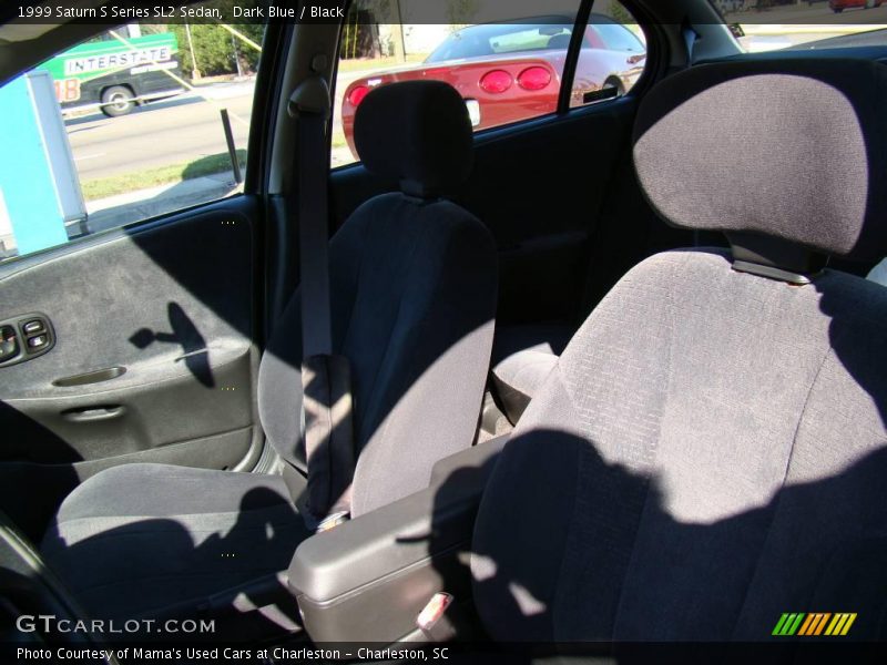 Dark Blue / Black 1999 Saturn S Series SL2 Sedan