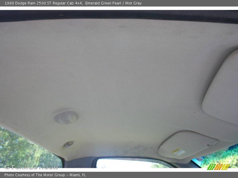 Emerald Green Pearl / Mist Gray 1999 Dodge Ram 2500 ST Regular Cab 4x4