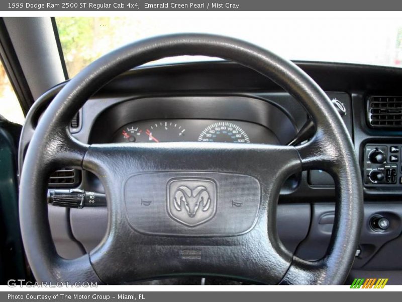 Emerald Green Pearl / Mist Gray 1999 Dodge Ram 2500 ST Regular Cab 4x4
