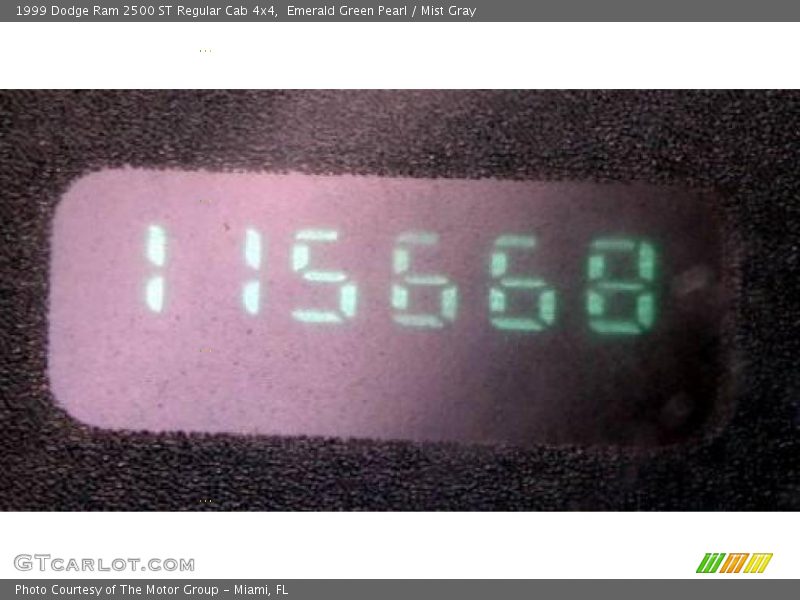 Emerald Green Pearl / Mist Gray 1999 Dodge Ram 2500 ST Regular Cab 4x4