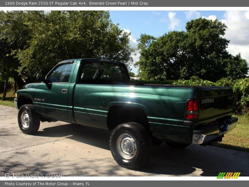 Emerald Green Pearl / Mist Gray 1999 Dodge Ram 2500 ST Regular Cab 4x4