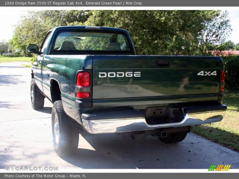 Emerald Green Pearl / Mist Gray 1999 Dodge Ram 2500 ST Regular Cab 4x4