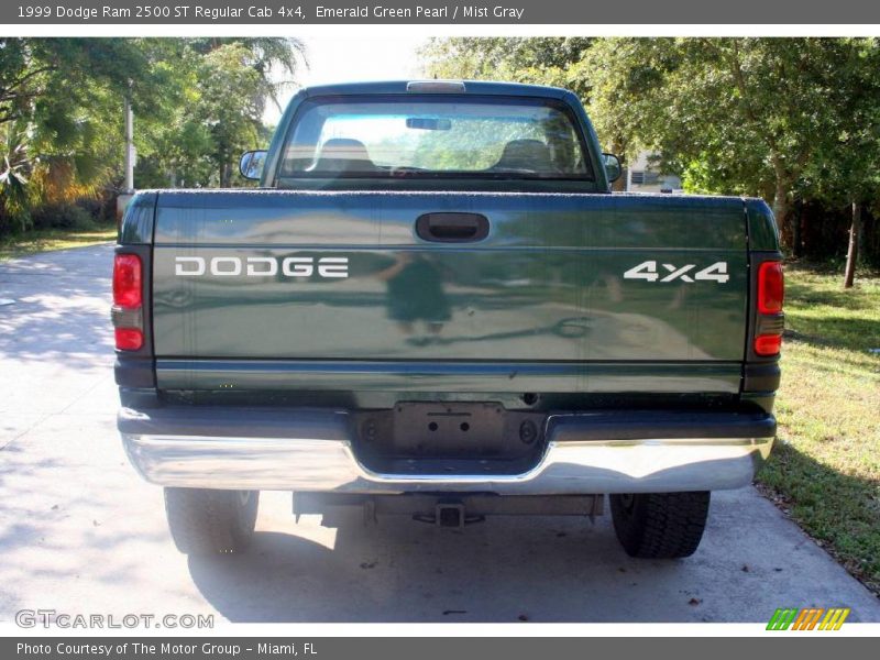 Emerald Green Pearl / Mist Gray 1999 Dodge Ram 2500 ST Regular Cab 4x4