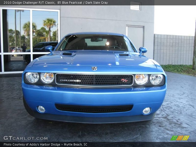 B5 Blue Pearlcoat / Dark Slate Gray 2010 Dodge Challenger R/T Classic